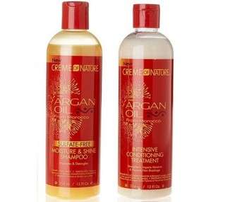 Creme Of Nature Argan Oil Sulfate-Free Shampoo & Intensive Conditioning 12oz