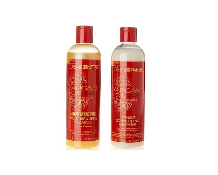 Creme Of Nature Argan Oil Sulfate-Free Shampoo & Intensive Conditioning 12oz