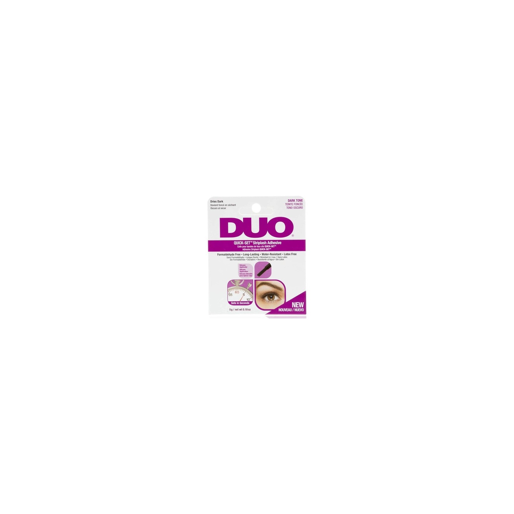 Duo Quick Set Striplash Adhesive Dark 5g