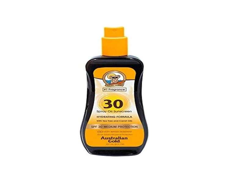 Australian Gold SPF 30 Oil Spray Sunscreen and Tanning Oil 237ml