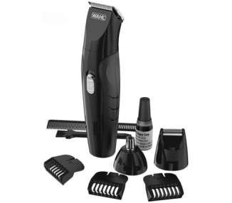 WAHL Groomsman All in One Rechargeable Multigroom Razor for Long and Short Beards, Body, Nose, and Ears - Cordless and Rechargeable with Battery