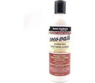 Aunt Jackie's Coco Wash Coconut Milk Conditioning Cleanser 355ml
