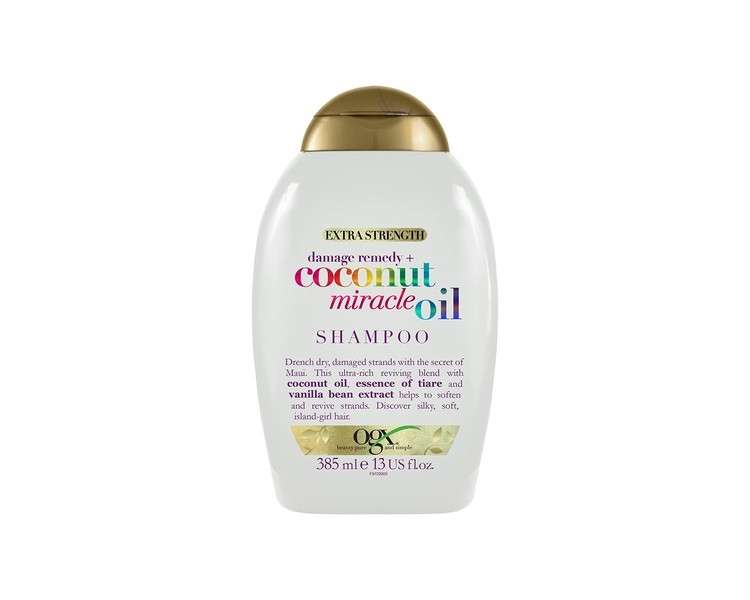 Ogx Extra Strength Damage Remedy Coconut Miracle Oil Shampoo 385ml