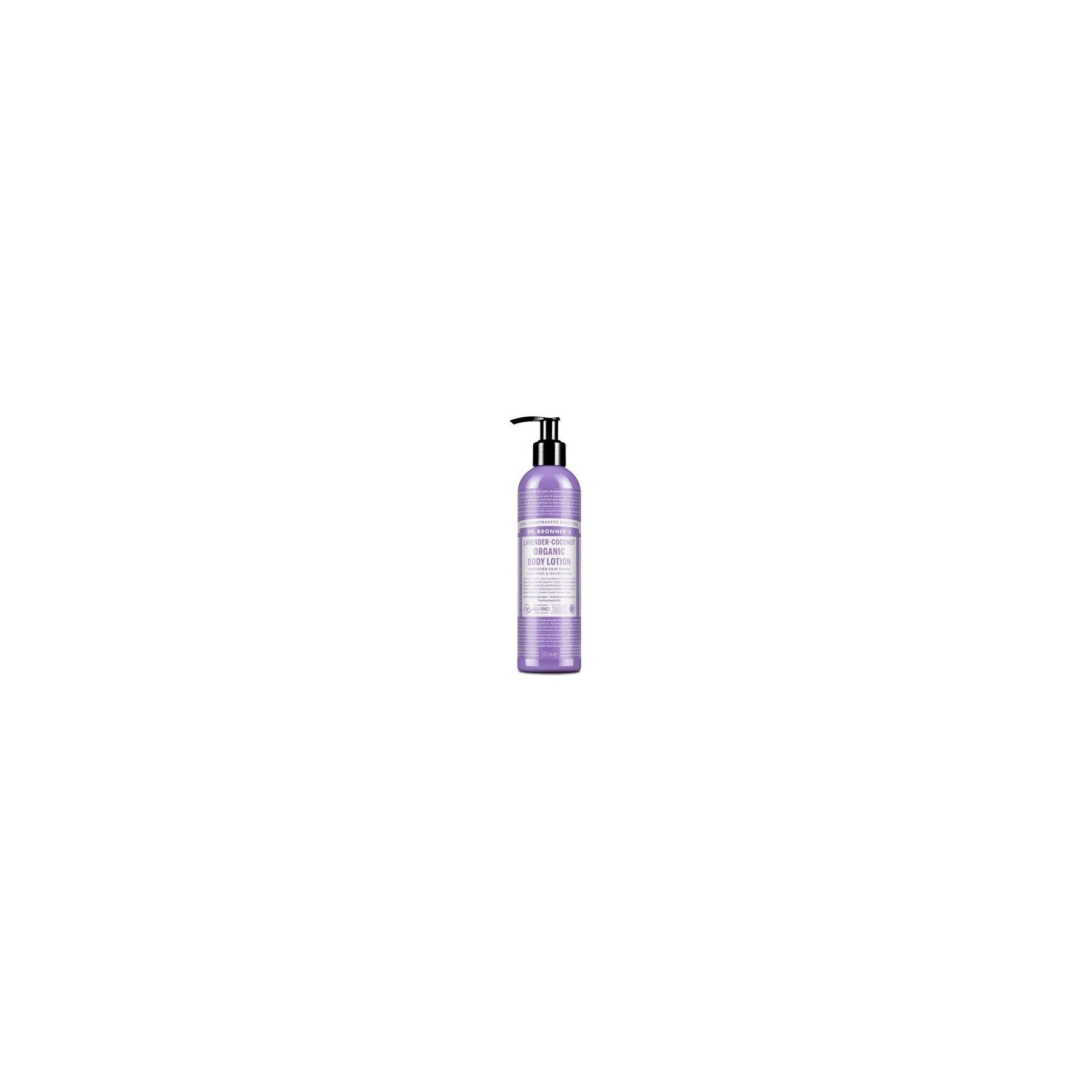 Dr Bronner's Lavender & Coconut Organic Hand and Body Lotion 236ml