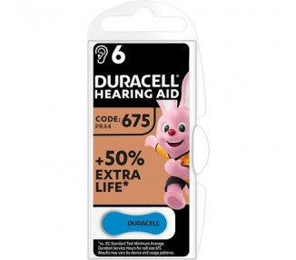 Duracell Hearing Aid Batteries Size 675