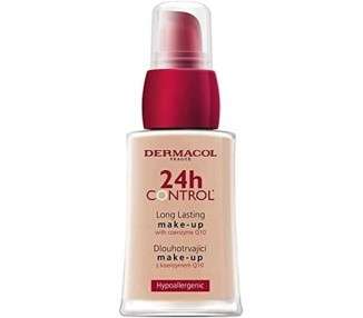 Dermacol 24H Control Liquid Foundation with Coenzyme Q10 for Dry and Oily Skin 30ml Porcelain