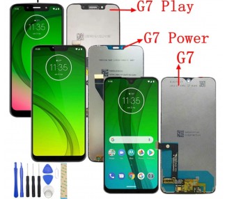 Kit Reparación Pantalla para Motorola Moto G7 Ceramico Negra
