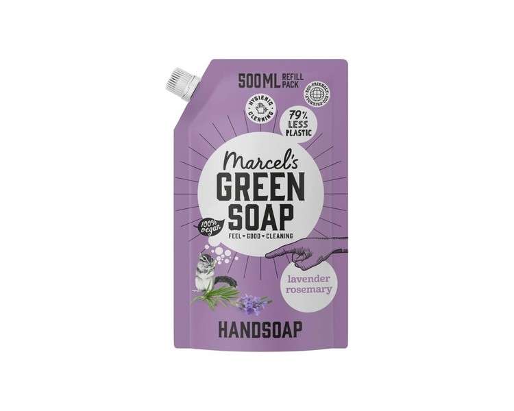 Marcel's Green Soap Hand Soap Refill Lavender & Rosemary 500ml