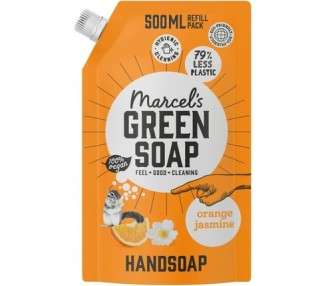 Marcel's Green Soap Hand Soap Refill Orange & Jasmine 500ml