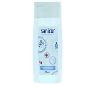 Sanicur Hand Sanitizer Clean Gel with Additional Antibacterial Effect 50ml