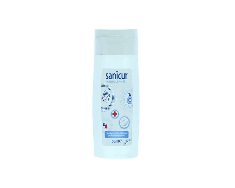 Sanicur Hand Sanitizer Clean Gel with Additional Antibacterial Effect 50ml