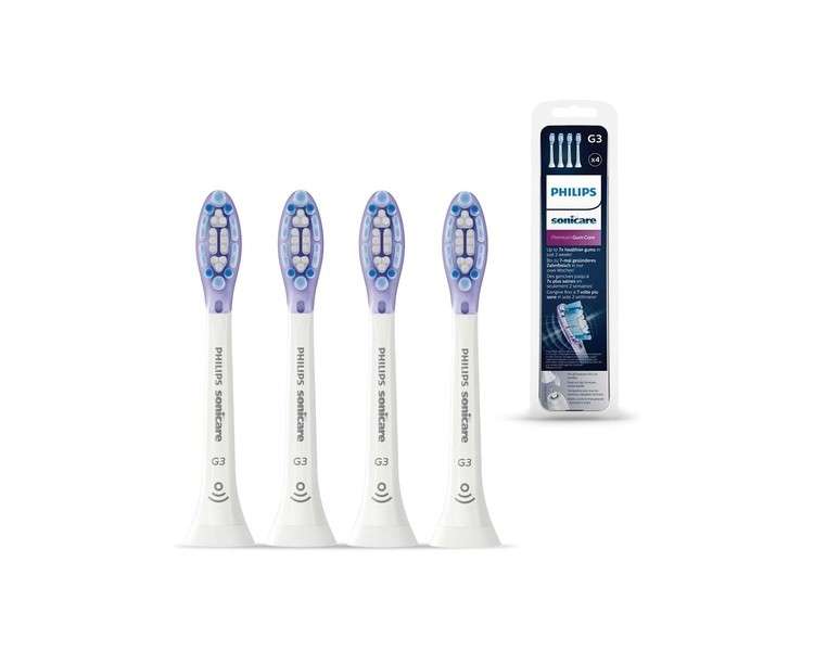 Philips Sonicare Original G3 Premium Gum Care Standard Sonic Toothbrush Heads - Pack of 4