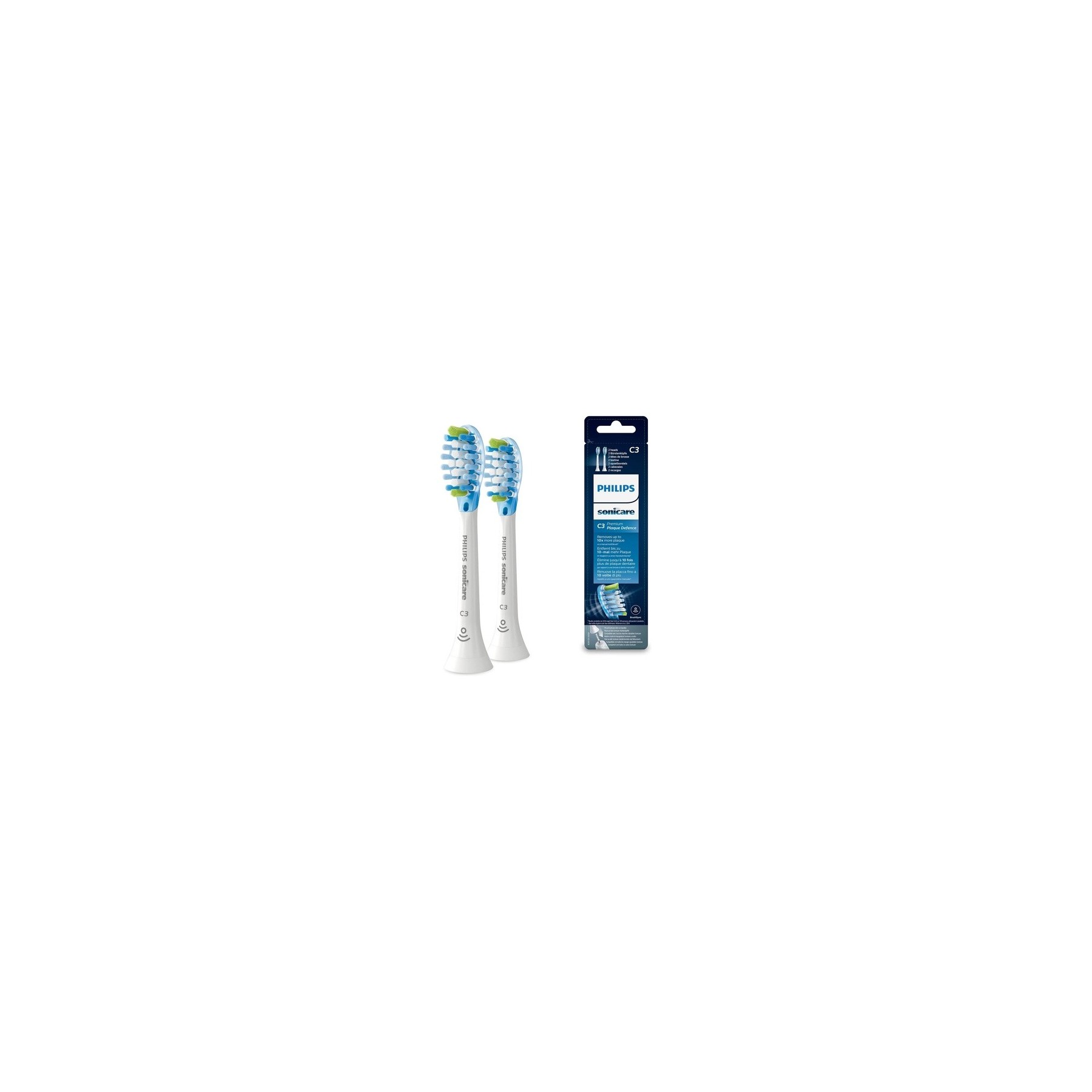Philips Sonicare Original AdaptiveClean Standard Sonic Toothbrush Heads 2 Pack in White Model HX9042/17 2 Count