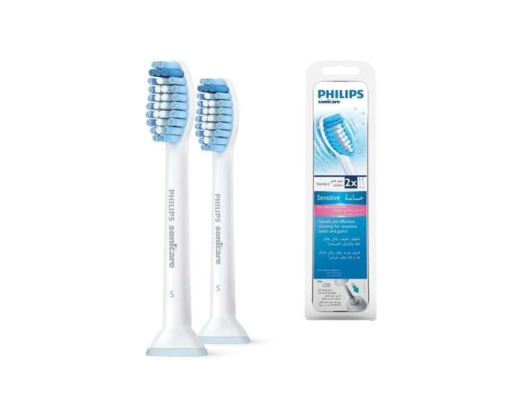 Philips Sonicare Sensitive Standard Toothbrush Head 2-Piece