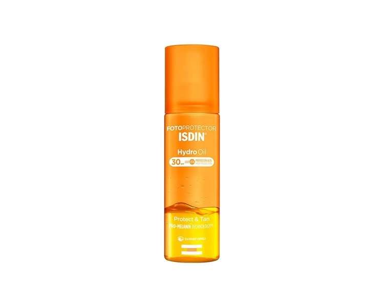 ISDIN Fotoprotector Hydro Oil SPF 30 200ml Biphase Sunscreen Water Resistant