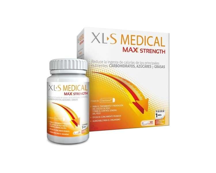 XLS Medical Max Strength 120 Capsules Tablets