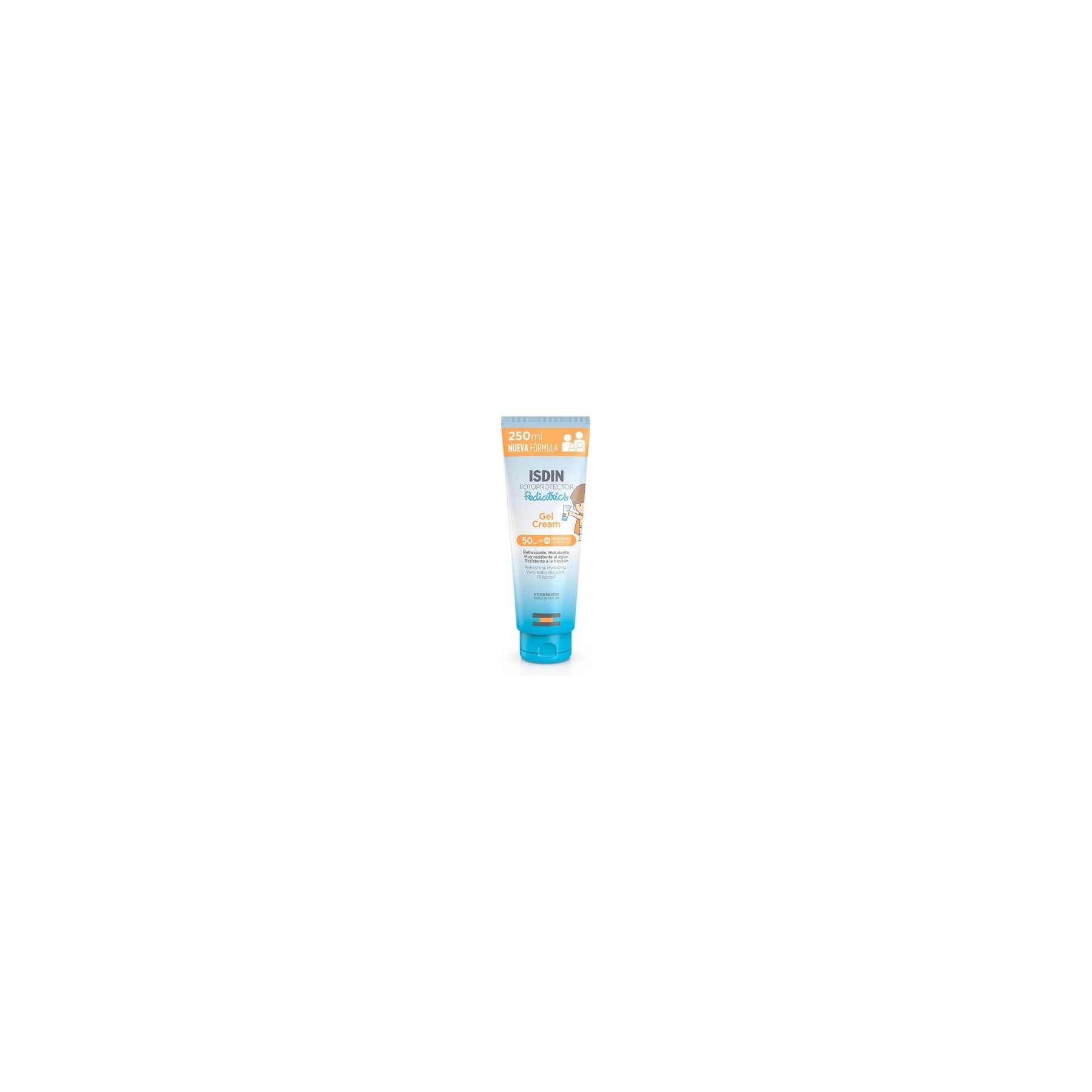 ISDIN Pediatrics Gel Cream SPF 50 250ml Cooling and Hydrating Sun Cream