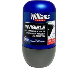 Williams Invisible 48H Deodorant Roll-On 75ml