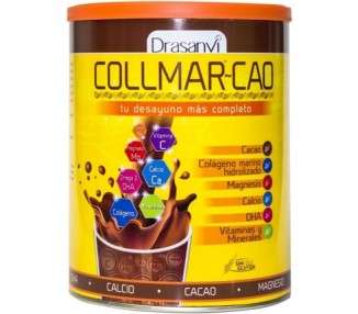 COLLMAR Cao Drasanvi Hydrolyzed Marine Collagen with Cocoa, DHA, Magnesium and Calcium 300g