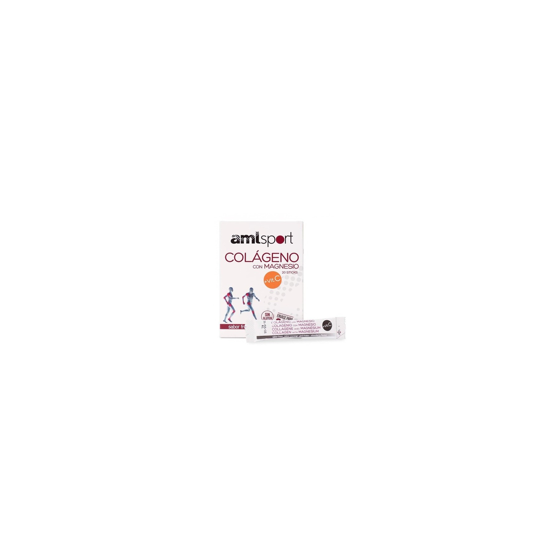 Amlsport Collagen with Magnesium and Vitamin C 20 Sticks