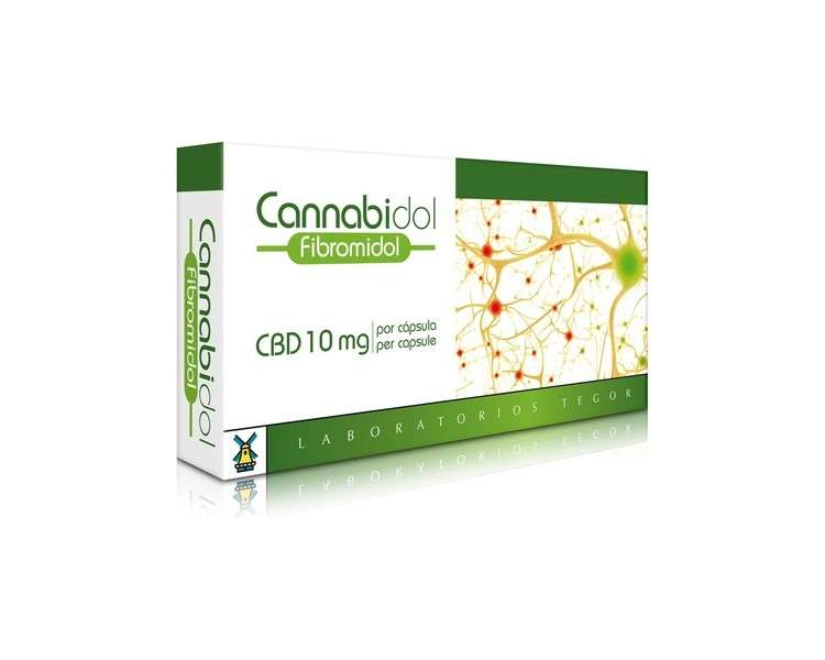 Nutricosmetics Tegor Cannabidol Fibromidol 40 Capsules