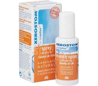 Xerostom Dry Mouth Spray Moisturizing Spray with SaliActive to Relieve Dry Mouth and Xerostomia 15ml