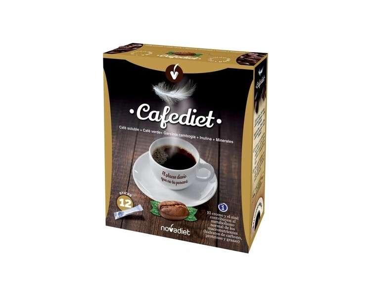 Novadiet Cafediet Weight Management Low-Calorie Diet and Physical Activity Support 12 Sticks of 4g