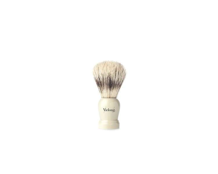 Vielong J&M Natural Bristle Shaving Brush 21mm White