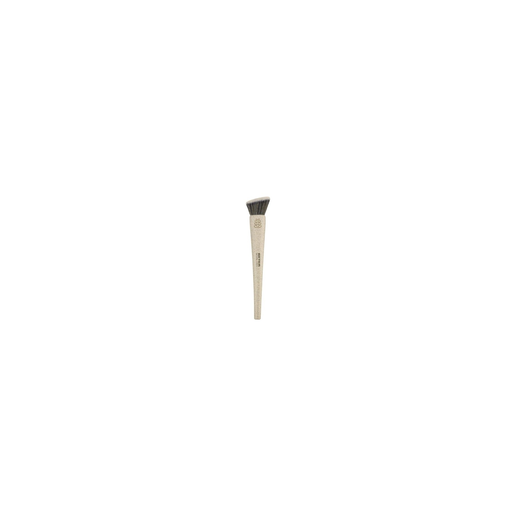 Beter Kabuki Foundation Brush Flat Synthetic Hair Cruelty-Free Natural Fibre Handle Made of Wheat Fibres