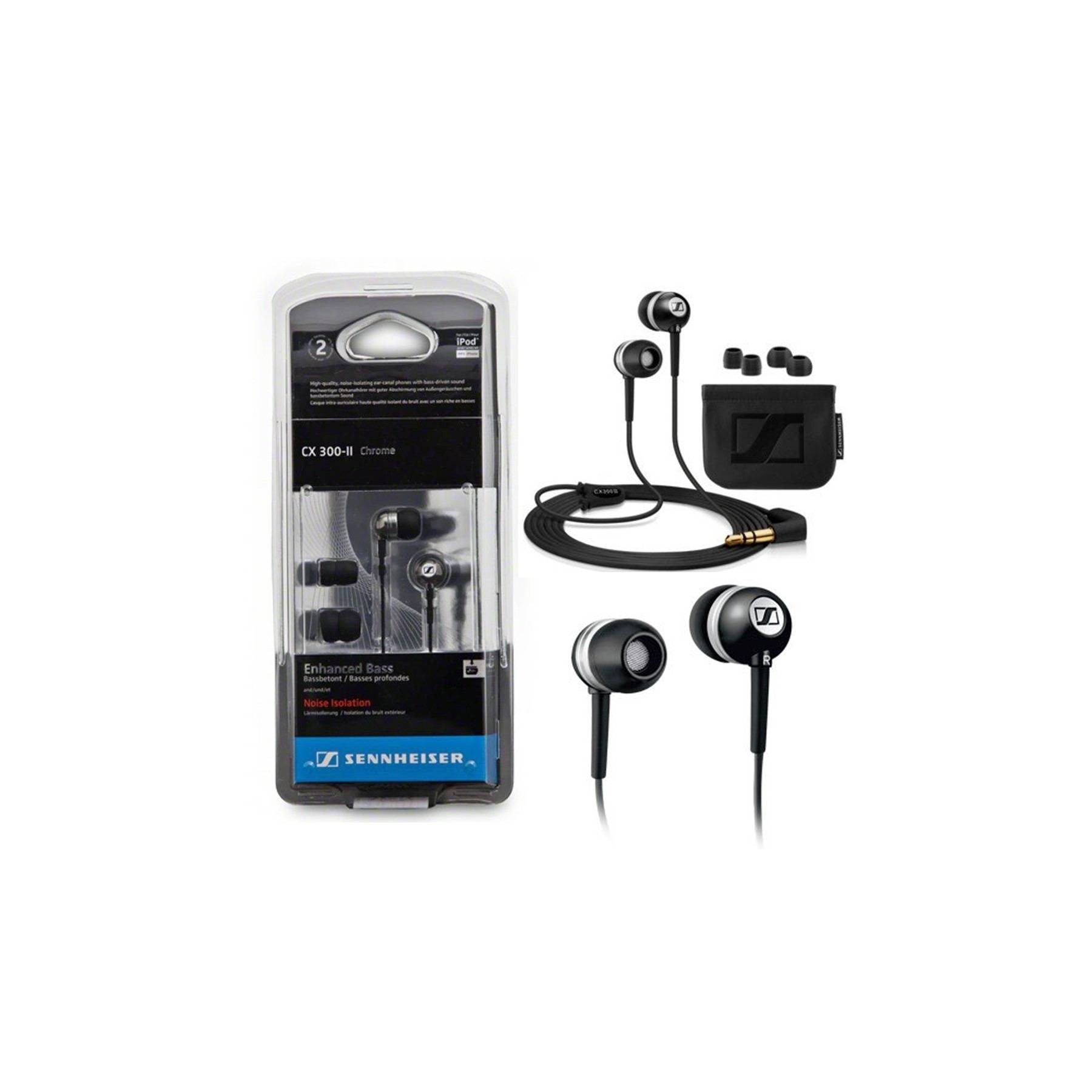 copy of Earphones | Sennheiser CX 300-II | Color Black