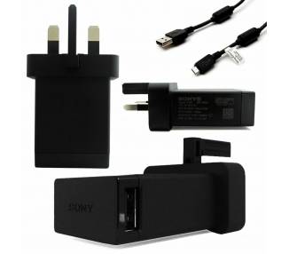 OFFICIAL SONY EP880 MAINS CHARGER+CABLE XPERIA X Z1 Z3 PLUS Z5 COMPACT M4 E1 T3