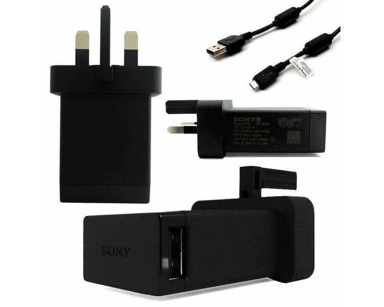 OFFICIAL SONY EP880 MAINS CHARGER+CABLE XPERIA X Z1 Z3 PLUS Z5 COMPACT M4 E1 T3