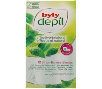 DEPIL Body Bands Mint and Green Tea 12 Units