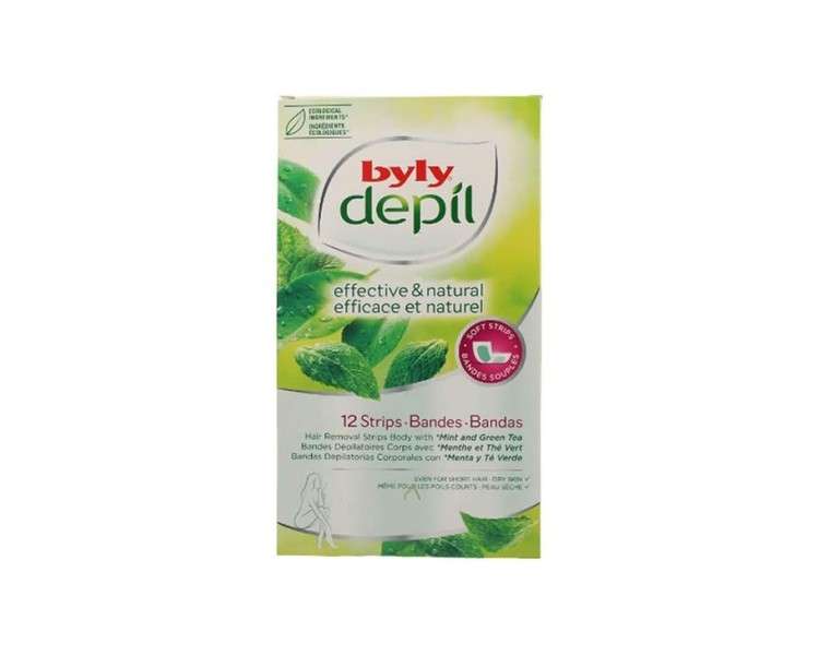 DEPIL Body Bands Mint and Green Tea 12 Units