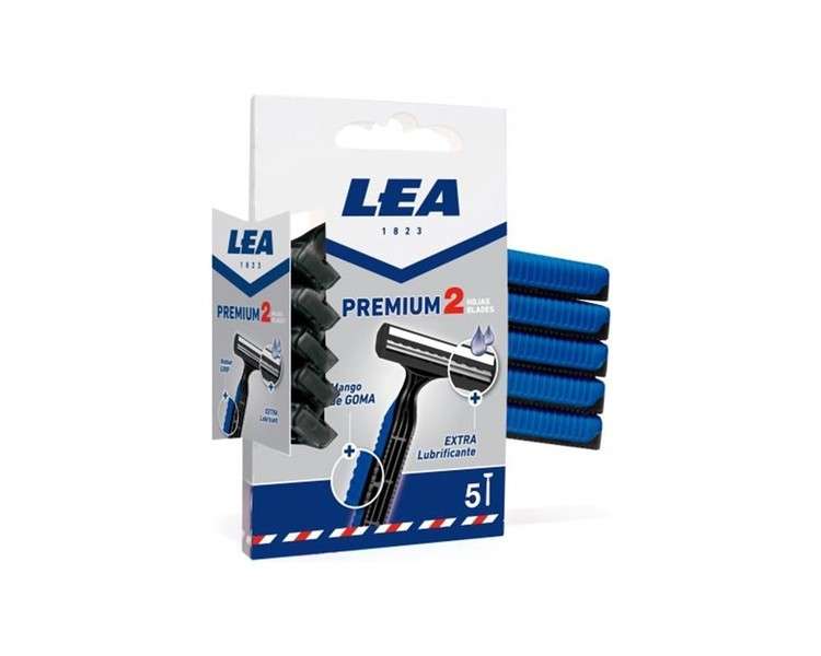 Lea Premium 2 Blade Disposable Razors 5pcs