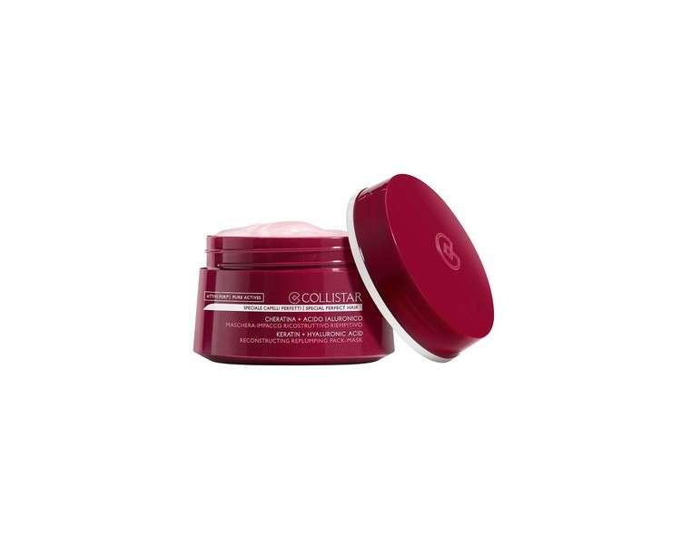 Collistar Attivi Puri Hair Mask Reconstructing and Plumping with Keratin and Hyaluronic Acid 200ml