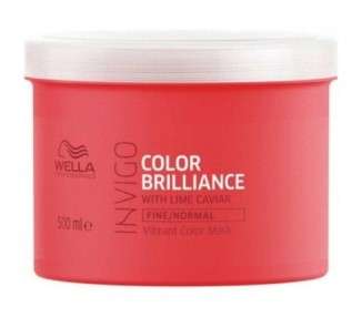 Wella Invigo Colour Brilliance Mask with Lime Caviar for Fine Hair 500ml