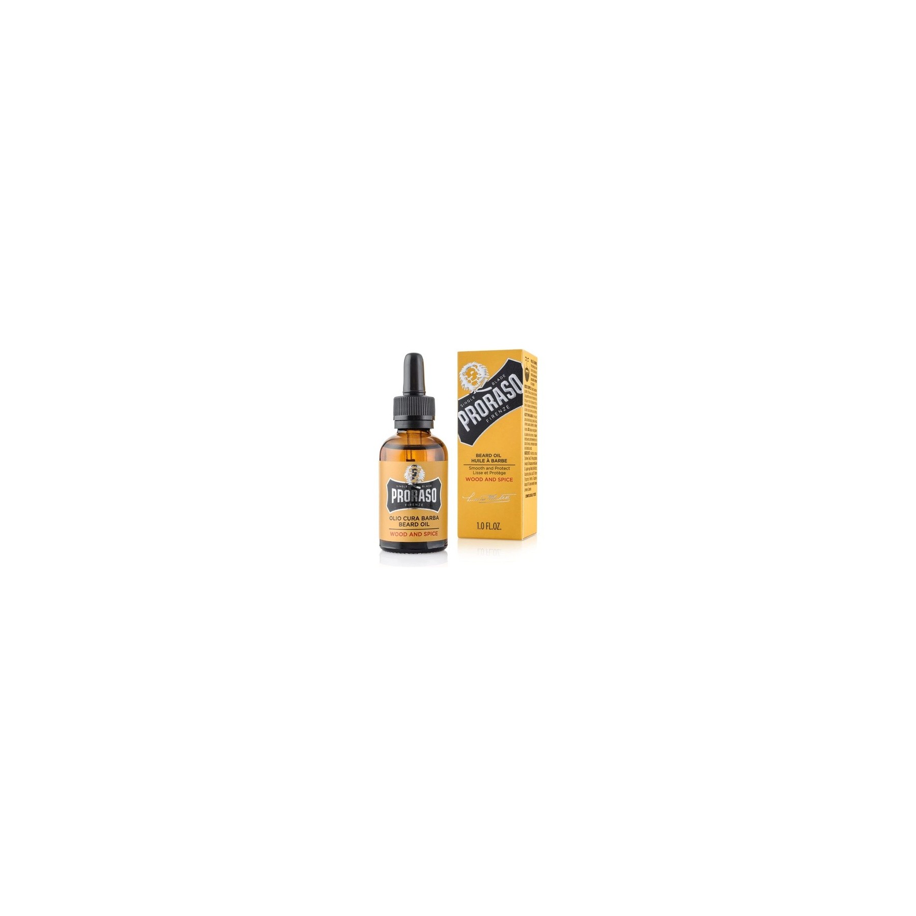 Proraso Wood & Spice Beard Oil with Cedarwood and Citrus Scent 30ml