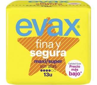 Evax Fina Y Segura Maxi Without Wings 13 Units