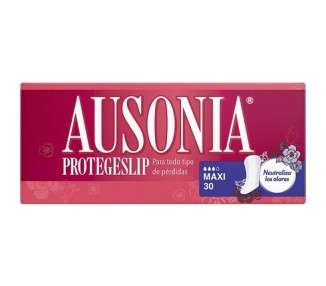 Ausonia Protective Slips 30 Units with No Odor System Maximum Protection