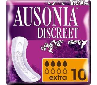 Ausonia Discreet Urine Loss Pads Extra White Extra 10
