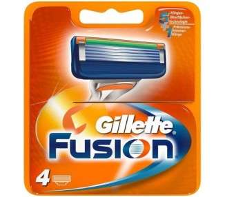 Gillette Fusion Razor Blades 4pcs