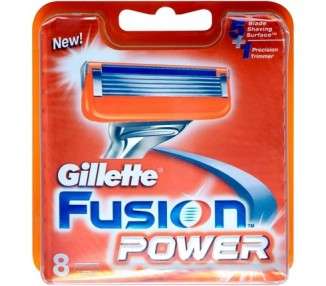 Gillette Fusion Power Razor Blade 8 Blades