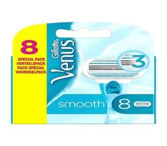 Gillette Venus Smooth Replacement 8 Blades 8 Count