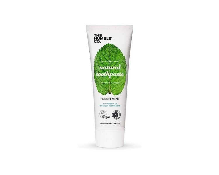 The Humble Co. Natural Toothpaste with Fluoride 75ml Fresh Mint
