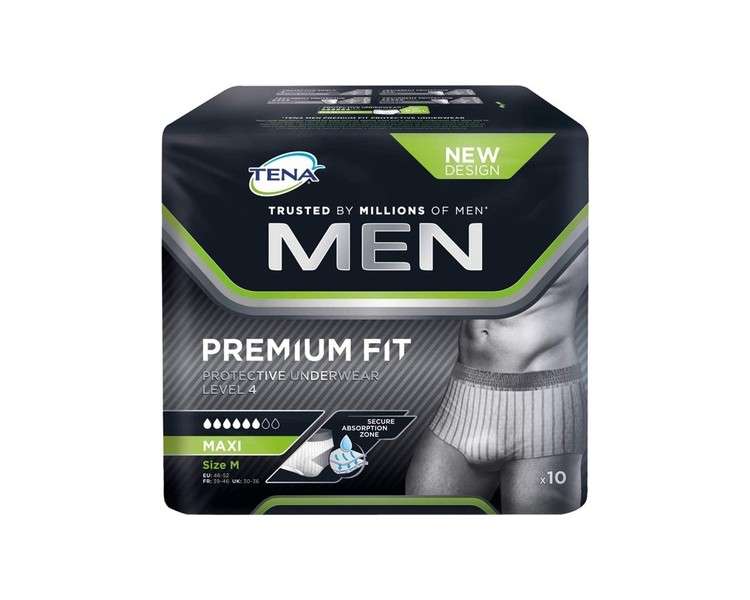 TENA MEN Level 4 Premium Fit Protective Underwear M