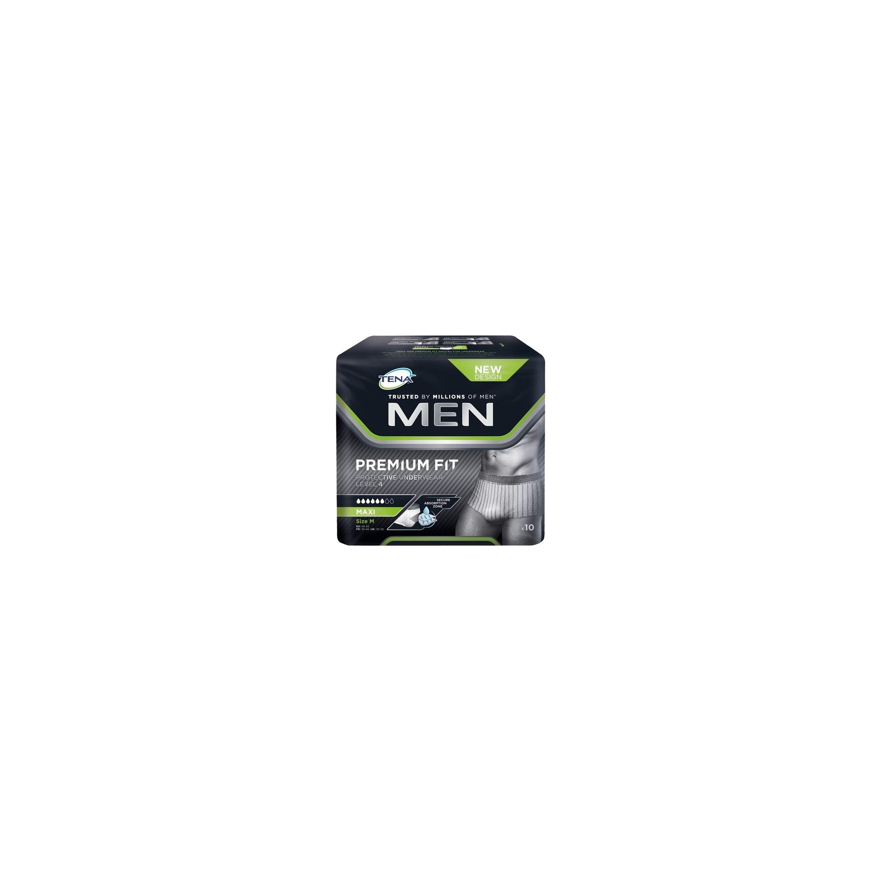 TENA MEN Level 4 Premium Fit Protective Underwear M