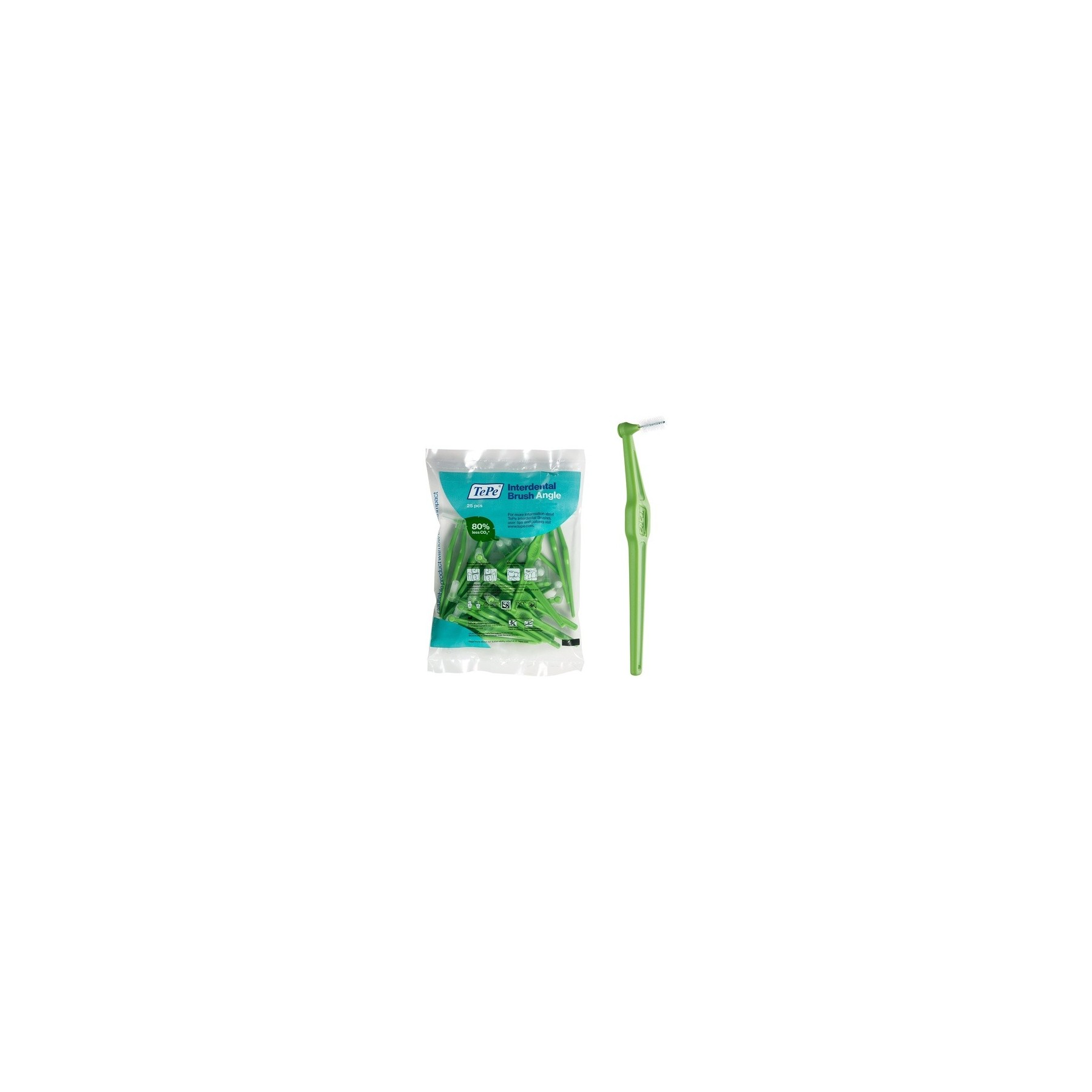 TePe Interdental Angle Green Surgery 0.8mm - Pack of 25
