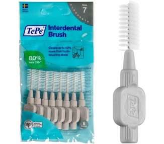 TePe Original Grey Interdental Brushes 1.3mm 8 Brushes