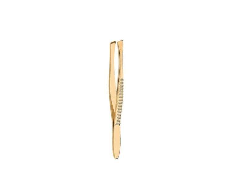 Donegal Gold Angled Cosmetic Tweezers 1092 (P1)